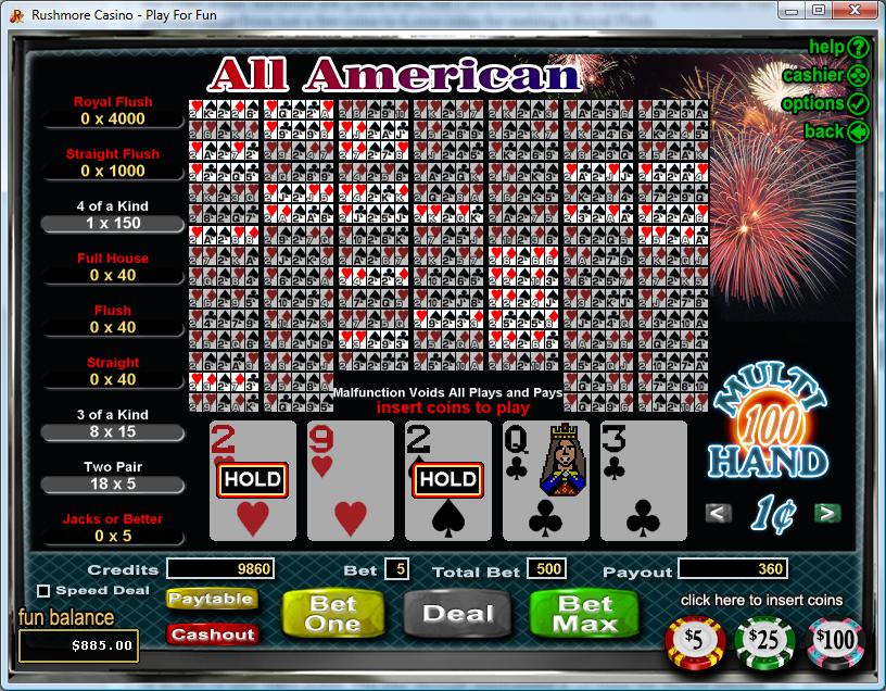 Rushmore Casino Bonus