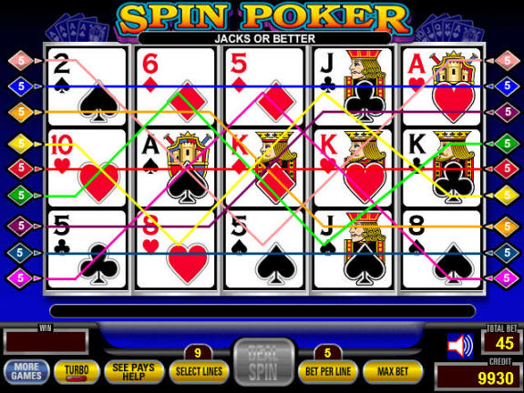 Spin Poker Machine