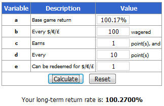 Cash Back Calculator